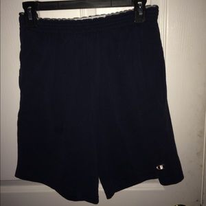 Champion navy sweat shorts